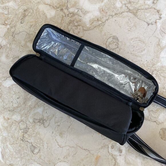 NEW! ALLCAMP Wine Tote Bag with Cooler Compartment Two Sets of Tableware Picnic - Picture 4 of 9